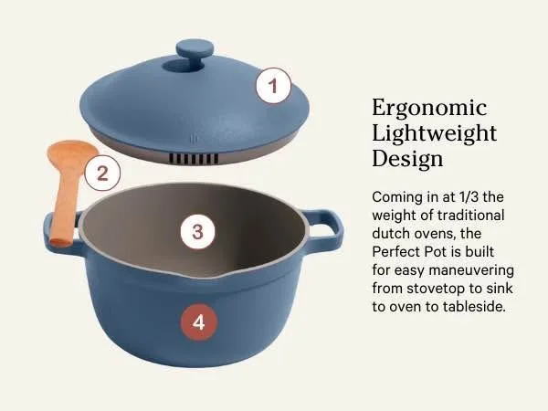 Our Place BLUE POT non toxic ceramic beautiful image indicator(4)