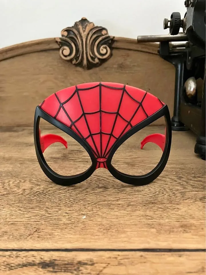 Marvel Spider-Man Mask Red Black Kids Toy Glasses