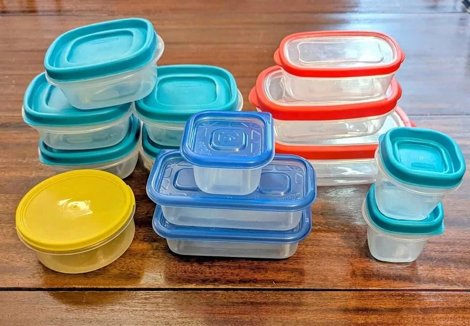 14 Assorted Plastic Food Storage Containers