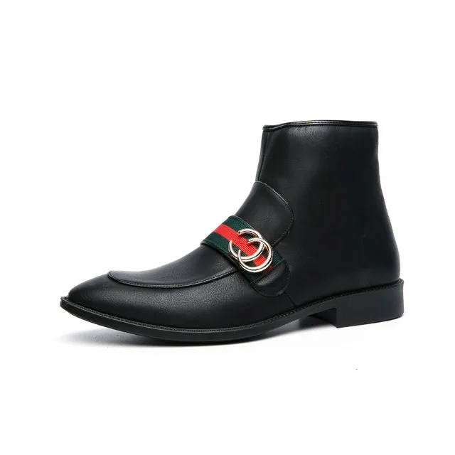 Brand New Men's Unique Style Chelsea Boots For Sale! image indicator(6)