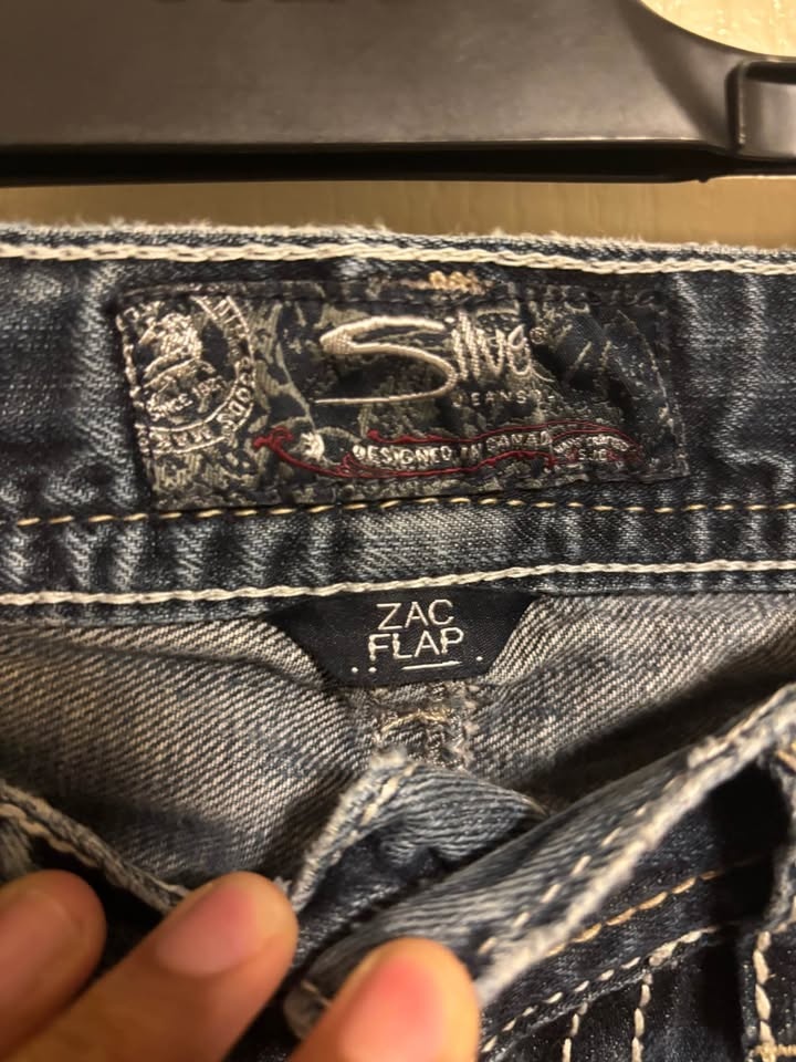 Vintage silver jeans regular fit zac flap - photo 2