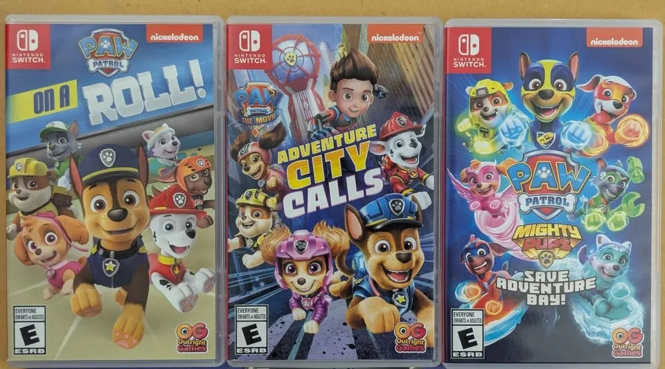 Paw Patrol Nintendo Switch Game Lot