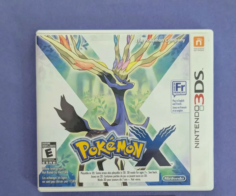 CIB Pokemon X Nintendo 3DS