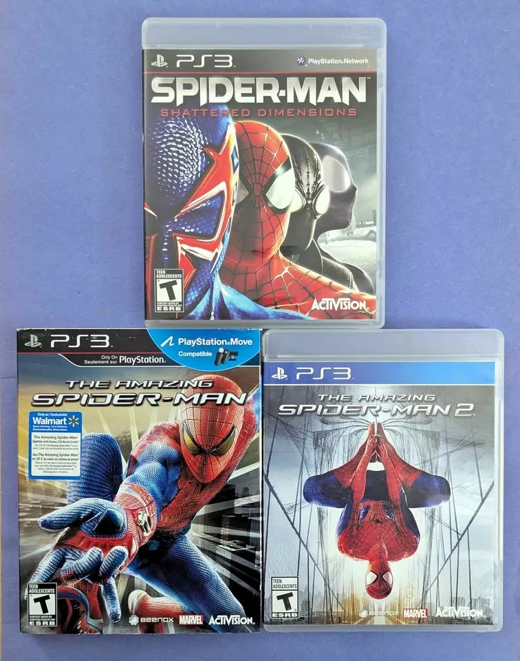 CIB Spider-Man PlayStation 3 Game Lot