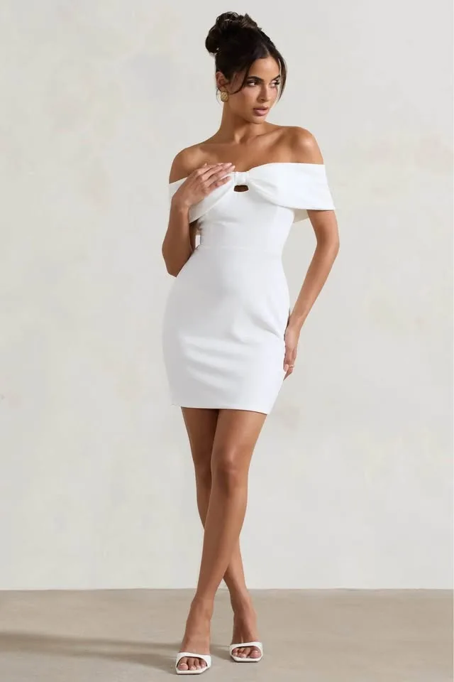 Club L London New white mini dress image indicator(3)