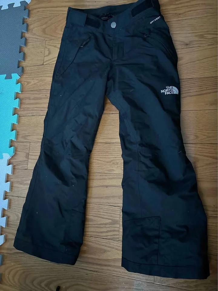 The North Face insulated snowpants for girls