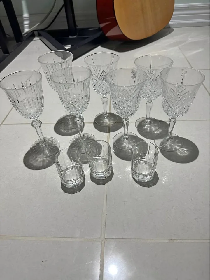 Crystal Glassware Set