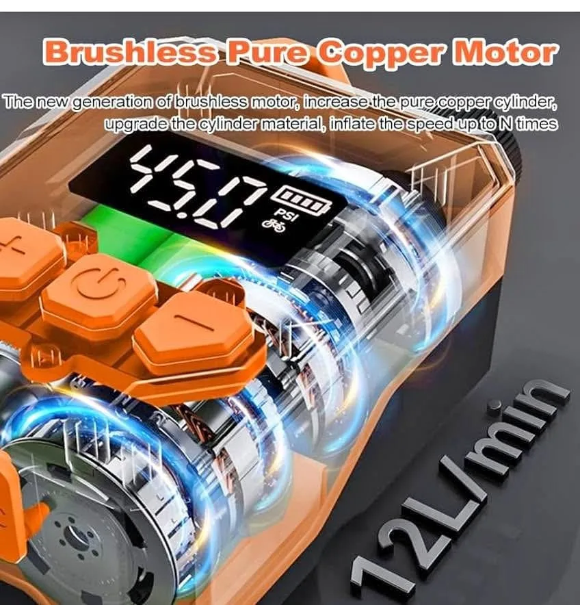 150 PSI wireless tire inflator/ Inflador