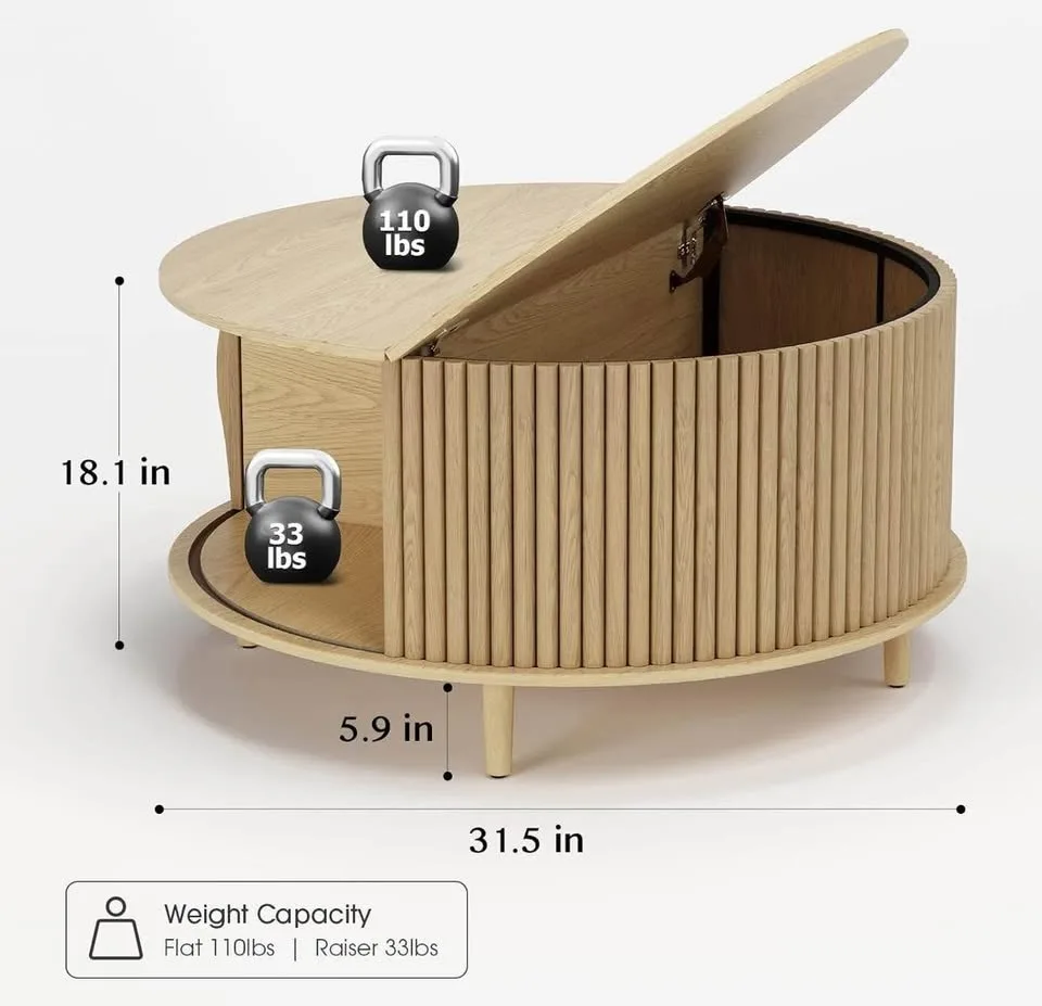 Coffe Table/ Mesa auxiliar redonda image indicator(8)