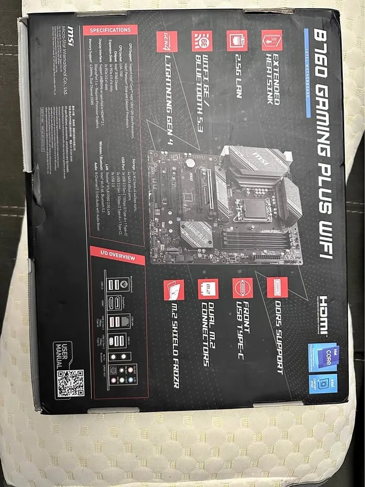 MSI B760 Gaming Plus WiFi Gaming Motherboard