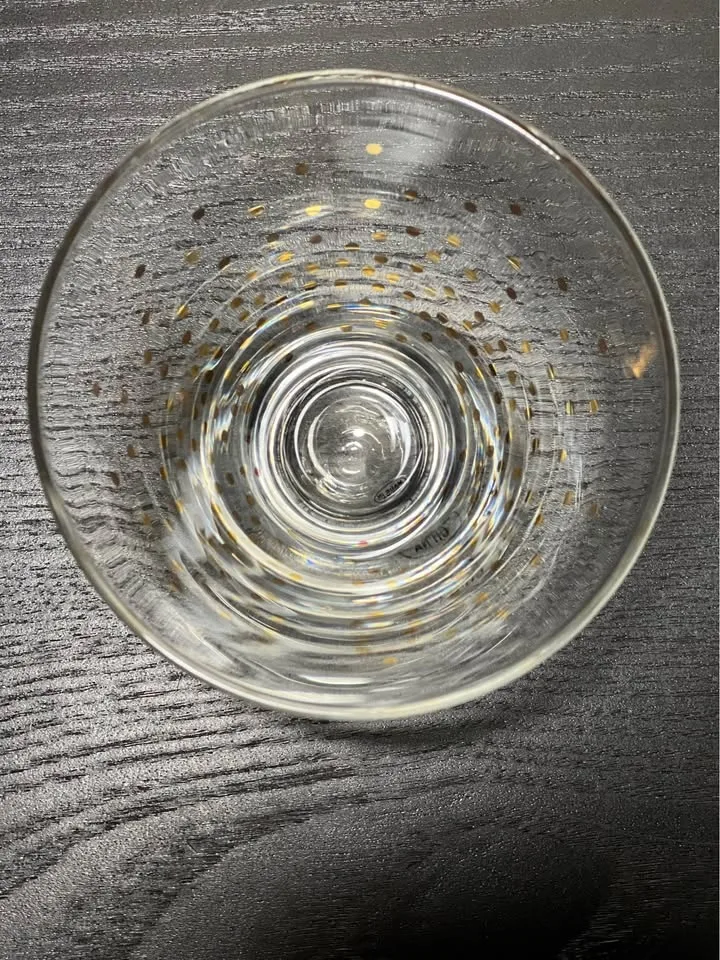 Cosmo Martini Lowball Glasses w/Gold Dots Set of 4 image indicator(5)