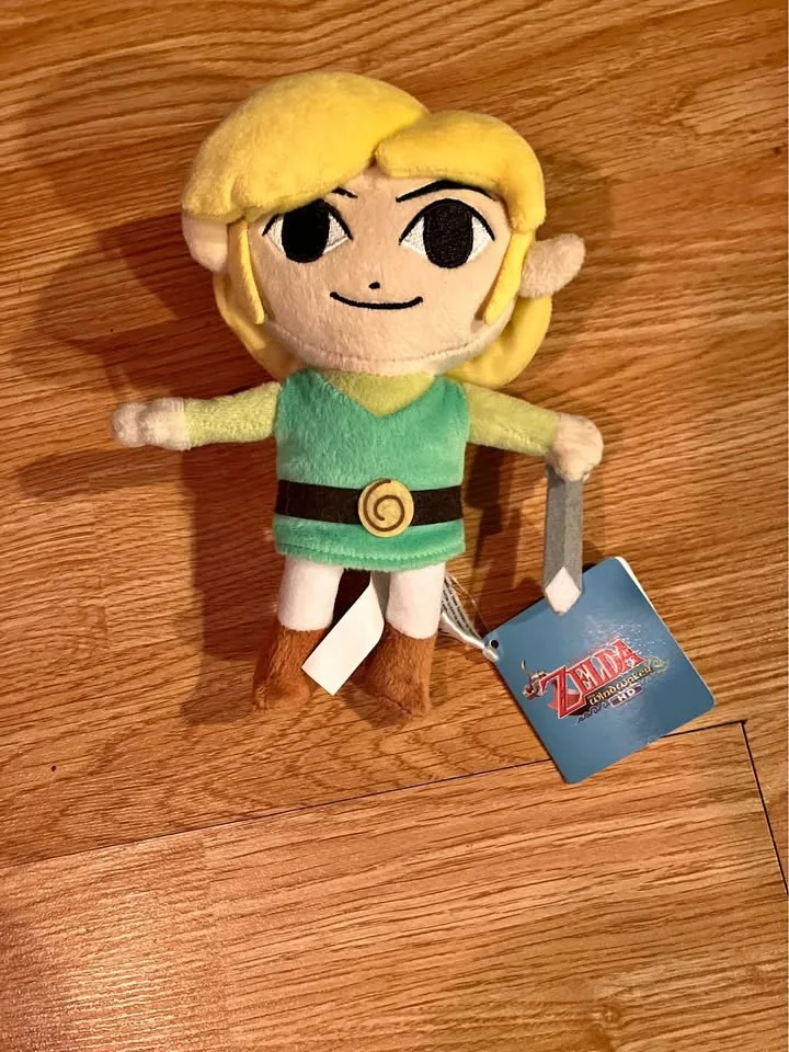 Legend of Zelda Wind Waker Link Plush With Tags
