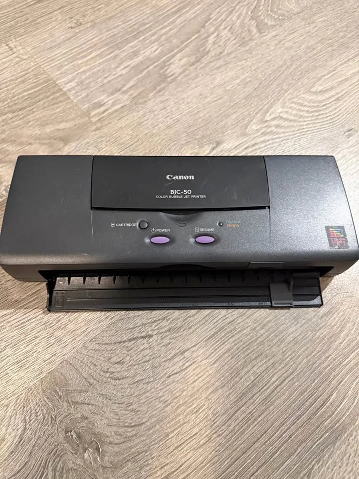 Canon bjc-50 Printer Portable Color Bubble Jet