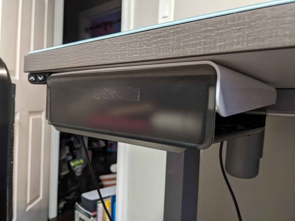 Bestar Sit and Stand Desk with Monitor Arms - photo 4