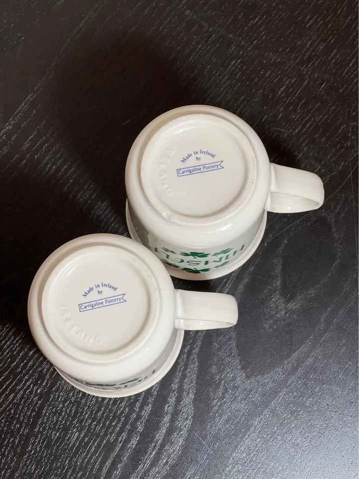 Pair of Carrigaline Pottery Irish Mugs image indicator(6)