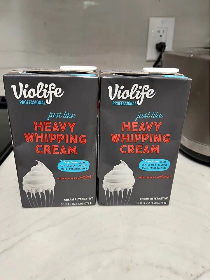 Heavy whipping cream (dairy free) x 2