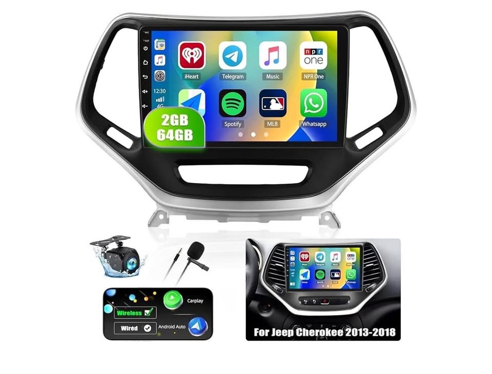 2G+64G Car Radio for Jeep Cherokee 2013-2018