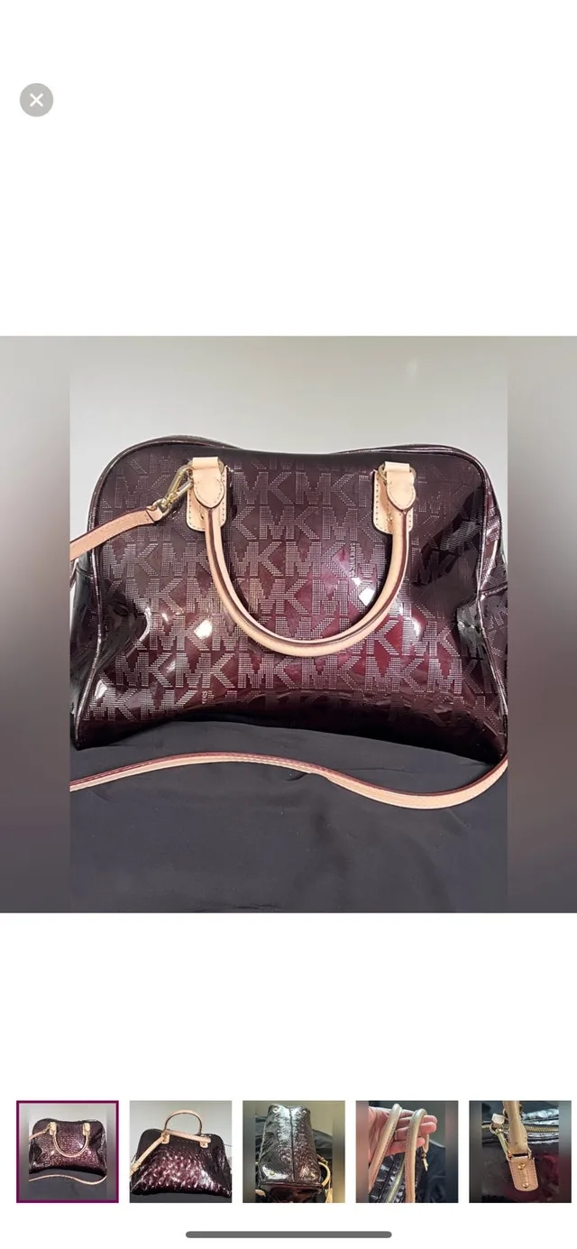 Michael Kors signature patent bag
