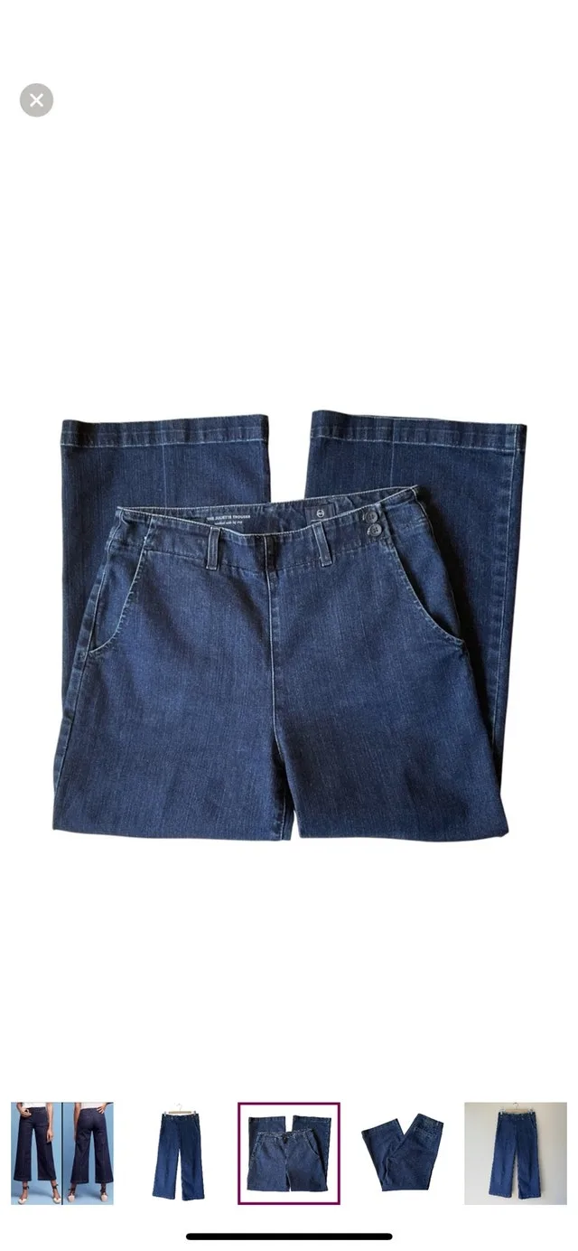 AG Adriano Goldschmied Wide Leg Crop Trouser image indicator(3)