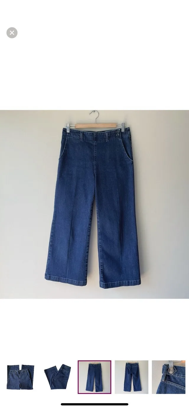 AG Adriano Goldschmied Wide Leg Crop Trouser image indicator(5)