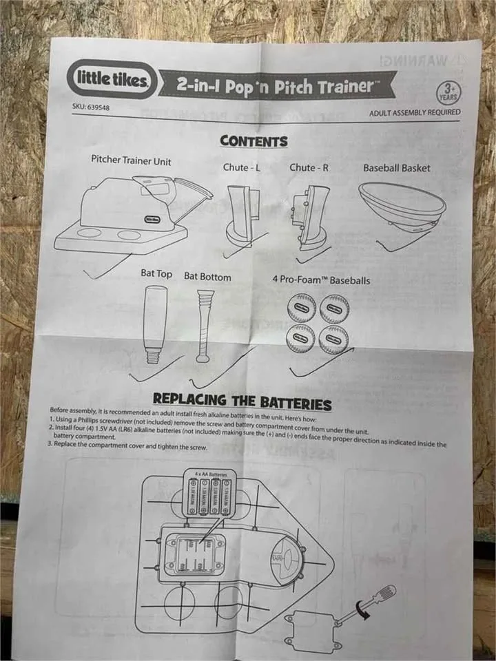 Little Tikes 2-in-1 Pop 'n Pitch Trainer image indicator(4)