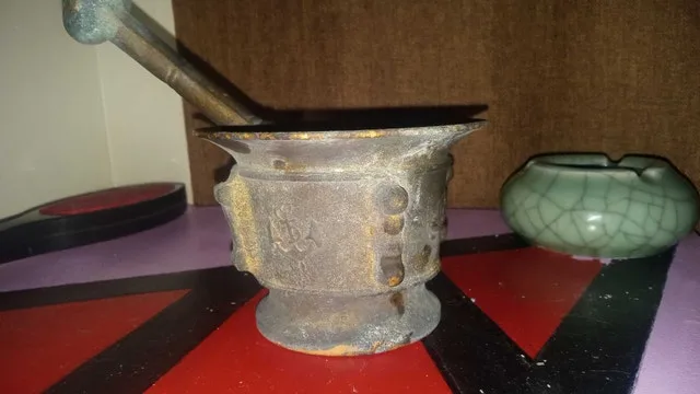 Bronze Pestle & mortar image indicator(5)