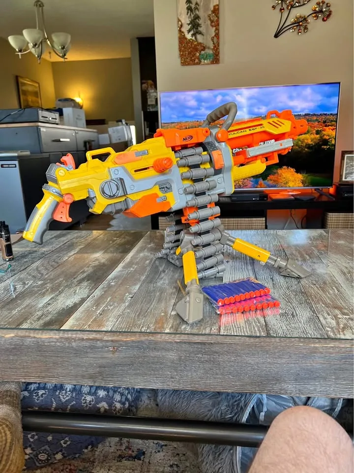 Nerf Vulcan EBF-25 Automatic Dart Blaster – Tested & Working thumbnail