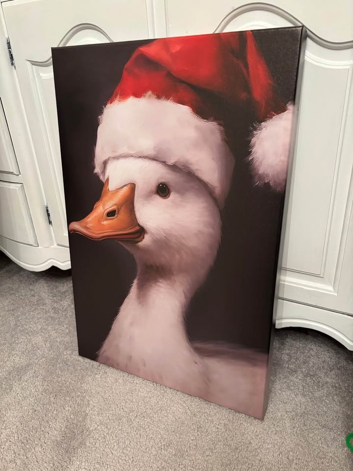 Festive Farmhouse Duck Canvas-Ready To Hang Wall Art - photo 3