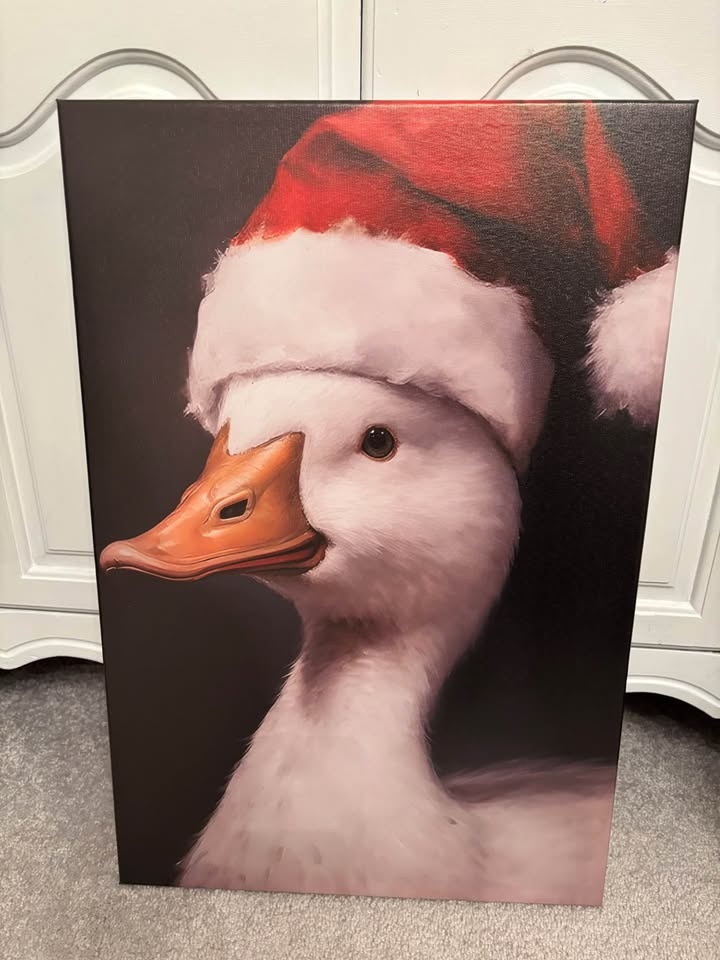 Festive Farmhouse Duck Canvas-Ready To Hang Wall Art - photo 5