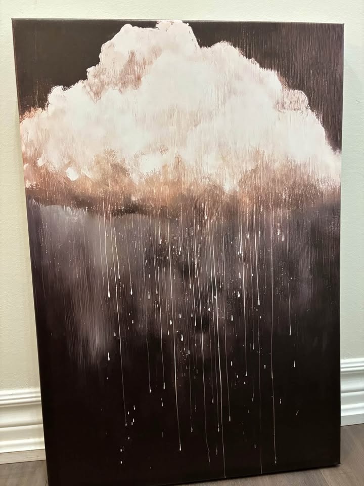 Raincloud Canvas Wall Art-Ready To Hang - photo 5