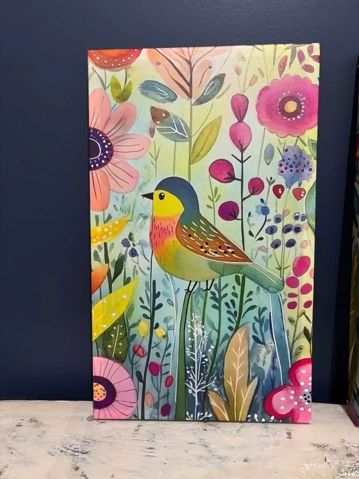 Vibrant Birds Canvas Wall Art (Set of 3) image indicator(2)