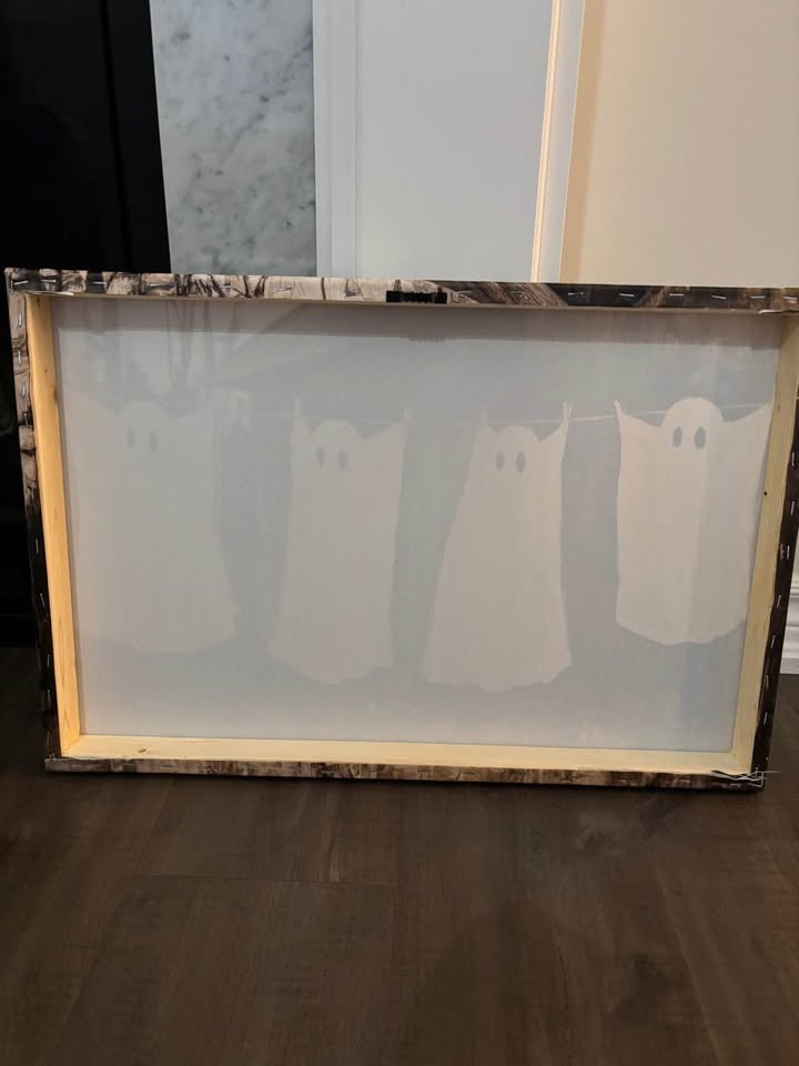 Clothesline Ghosts Canvas Wall Art-Ready To Hang - photo 5