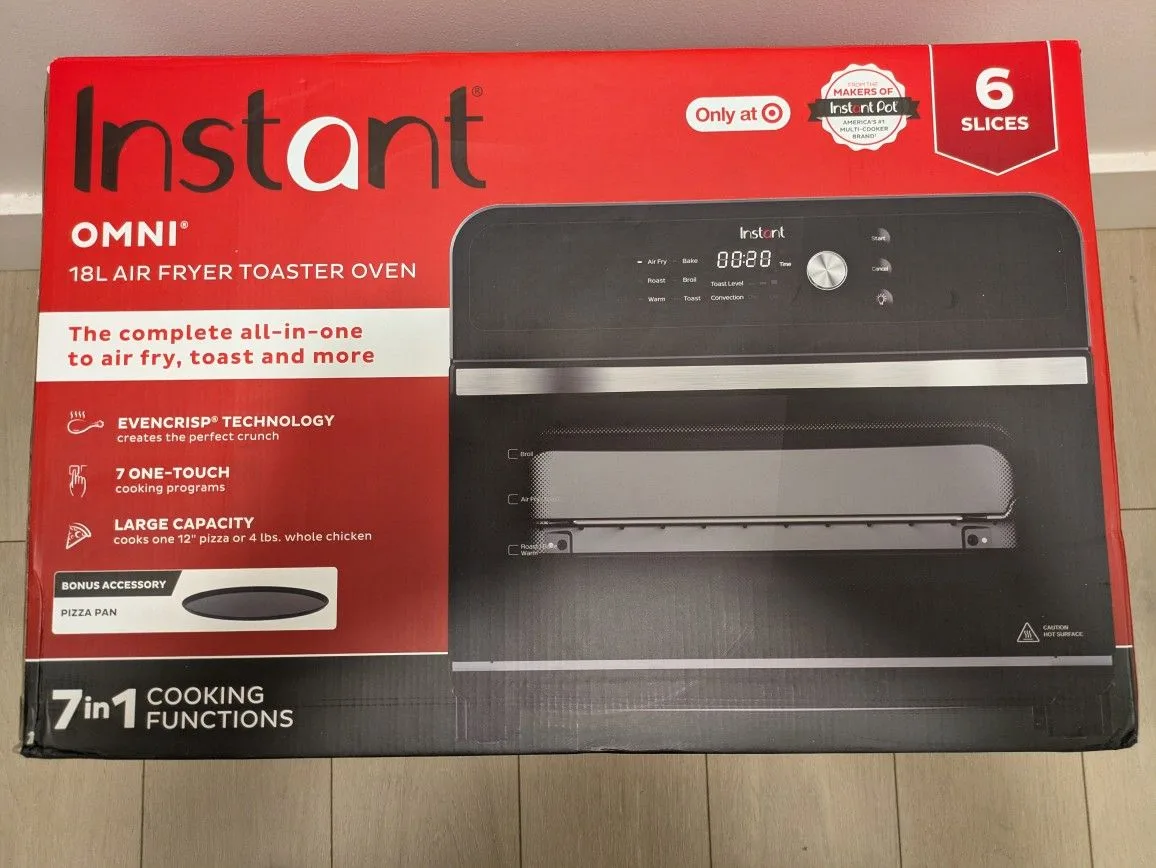 Instant Pot Omni Air Fryer Toaster Oven + Pizza Pan