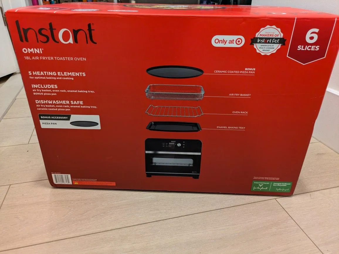 Instant Pot Omni Air Fryer Toaster Oven + Pizza Pan image indicator(2)