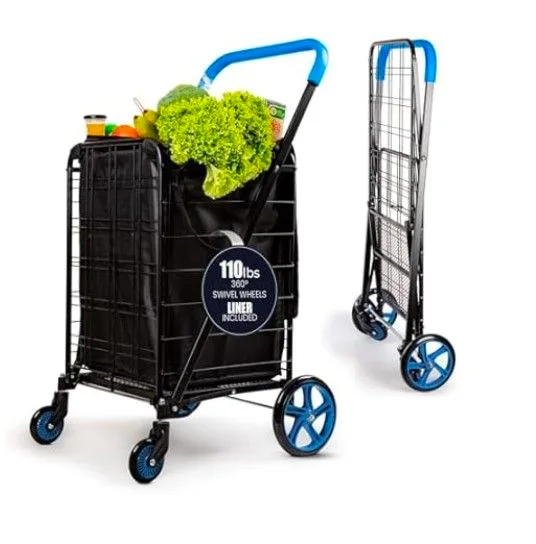SereneLife Heavy-Duty Shopping Cart image indicator(2)