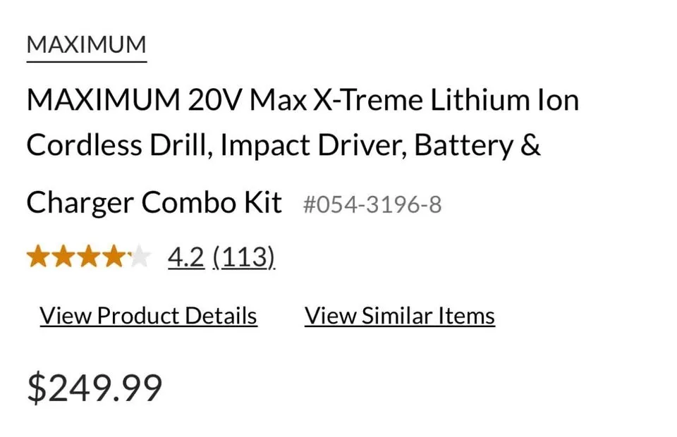 Maximum Drill Combo Set (Brand New) image indicator(4)