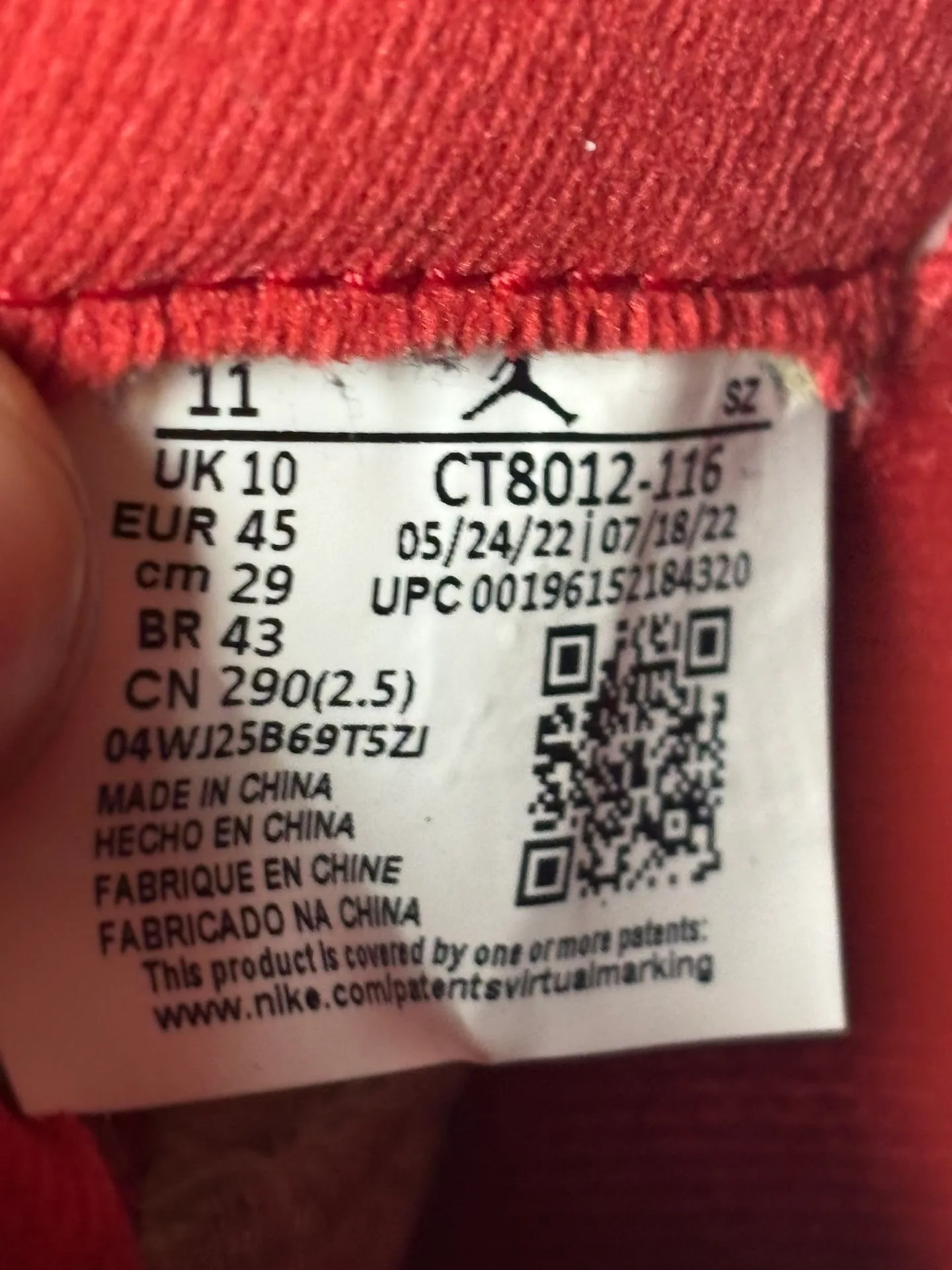 Air Jordan 11 Cherry image indicator(6)
