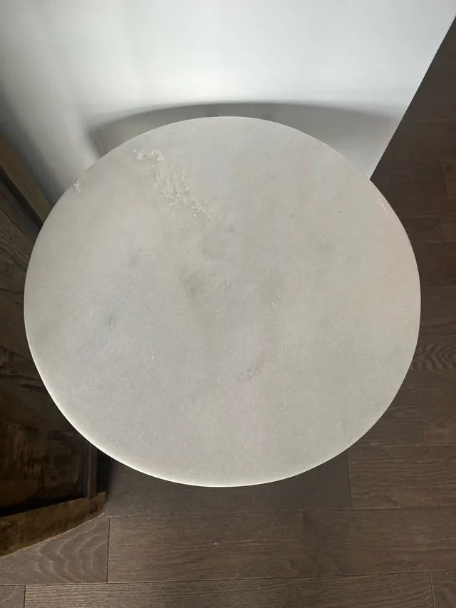 Marble Side Table - 14.4” (D) x 21.7” (H) image indicator(5)