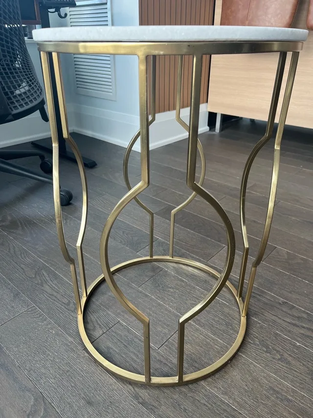 Marble Side Table - 16.3” (D) x 23.5” (H) image indicator(3)