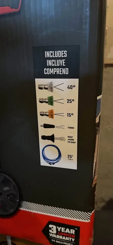 Pressure washer - electric image indicator(2)