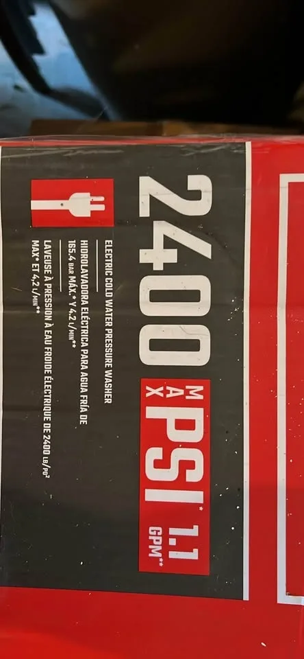 Pressure washer - electric image indicator(3)
