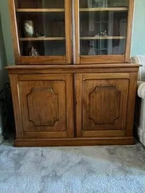 Vintage bookcase & hutch image indicator(2)