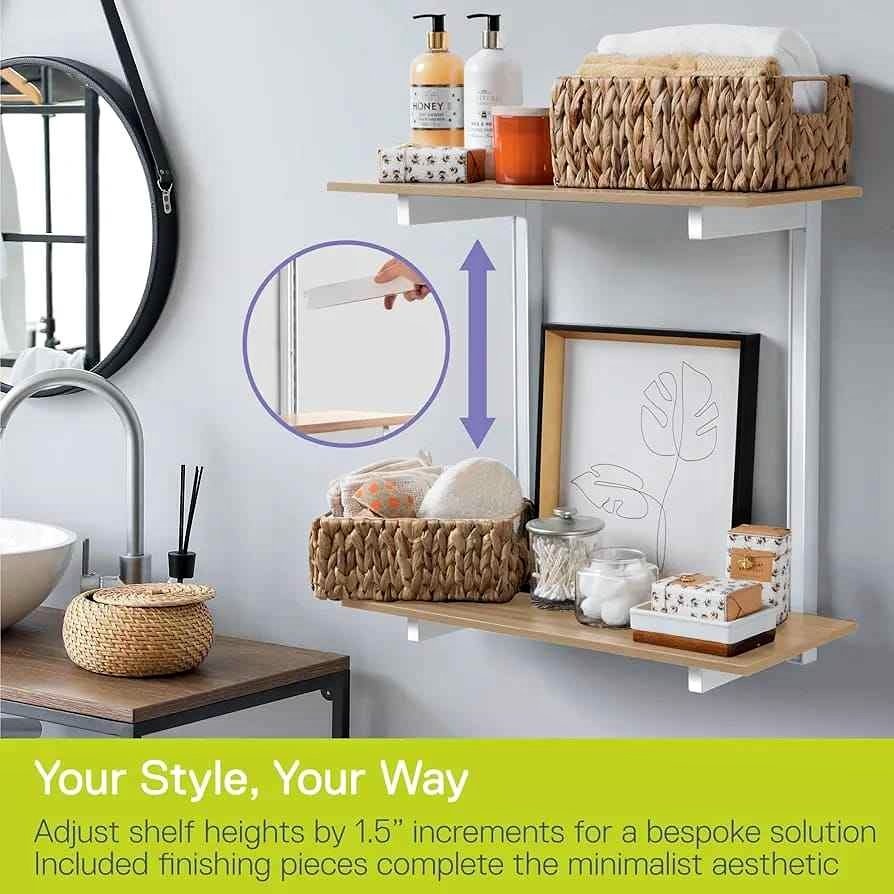 Minimalistic Floating Shelf Brackets