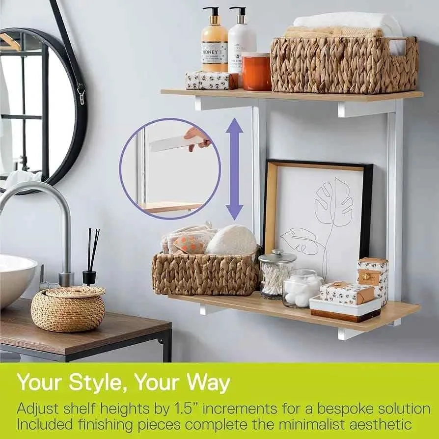 Minimalistic Floating Shelf Brackets