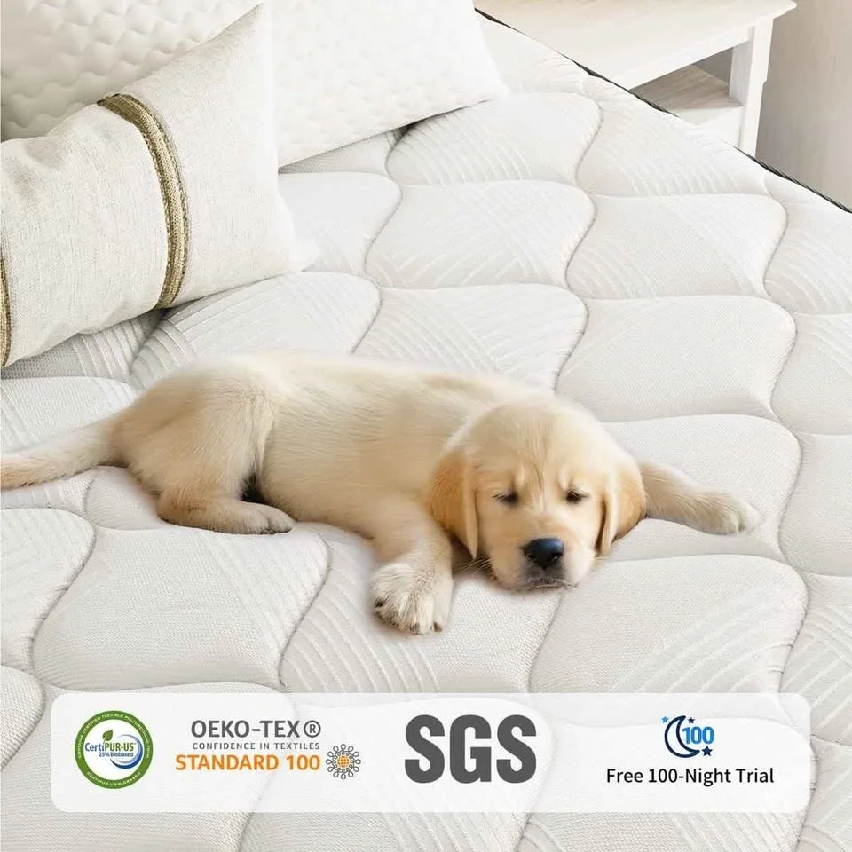 Alwyn Home Cool Hybrid Pocket Coil Mattress 12 in image indicator(2)