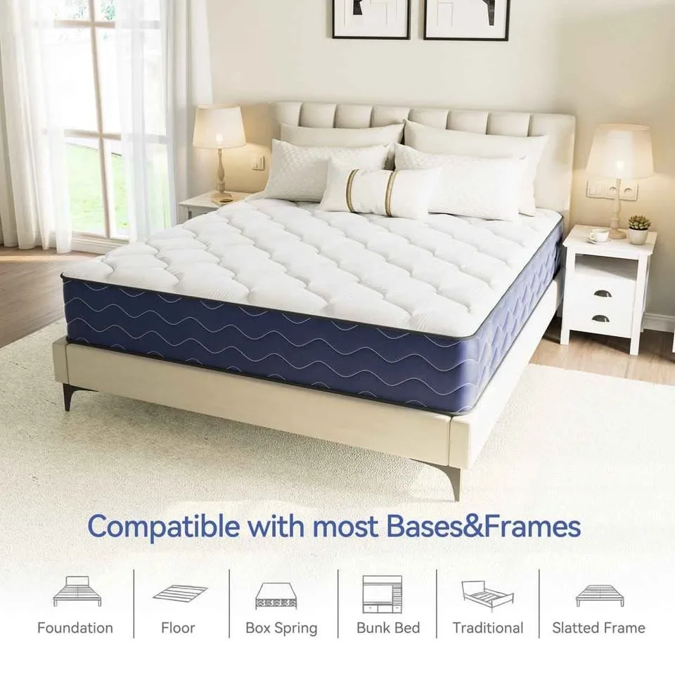 Alwyn Home Cool Hybrid Pocket Coil Mattress 12 in image indicator(3)