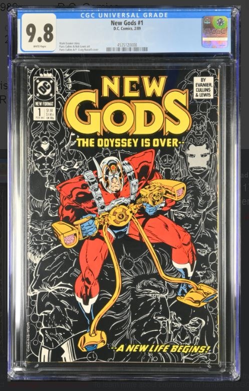 New Gods #1 : The Odyssey is Over CGC 9.8 MOVIE COMING