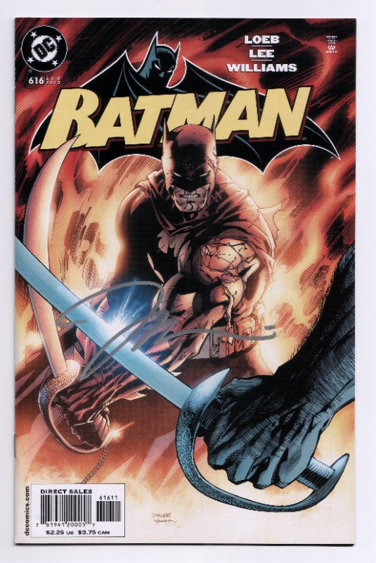 Jim Lee Autographed Comic Batman #616