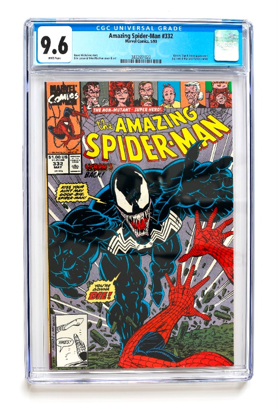 AMAZING SPIDER-MAN 332 CGC 9.6 Venom NM+