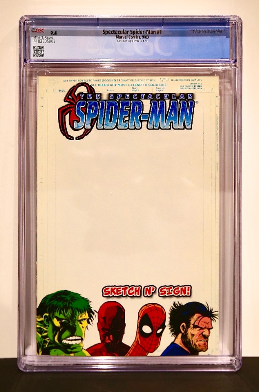 Spectacular Spider-Man 1 CGC 9.4 CDN Expo Virgin Error Edition - photo 2